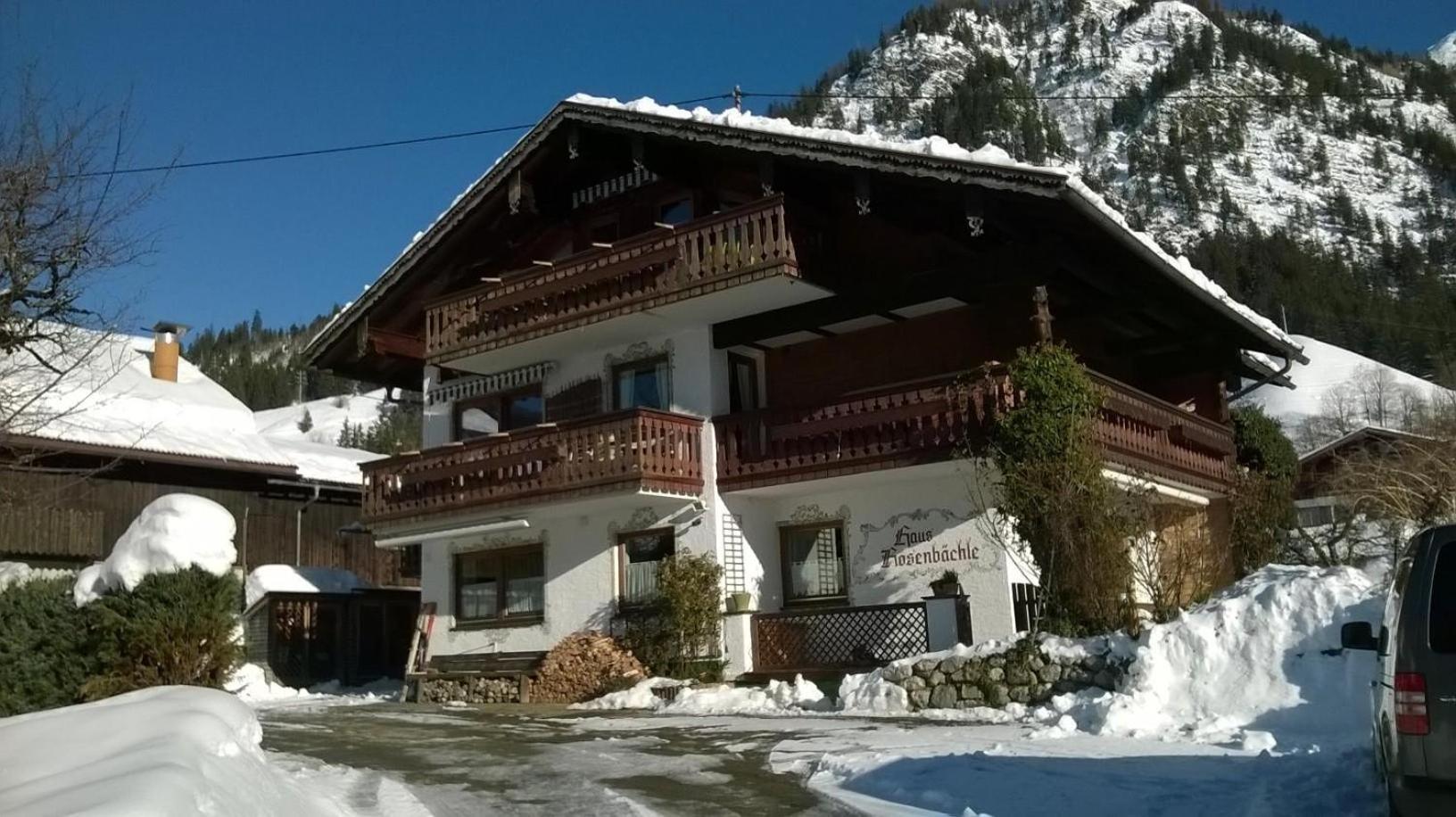 Apartamento Haus Rosenbaechle Bad Hindelang Exterior foto